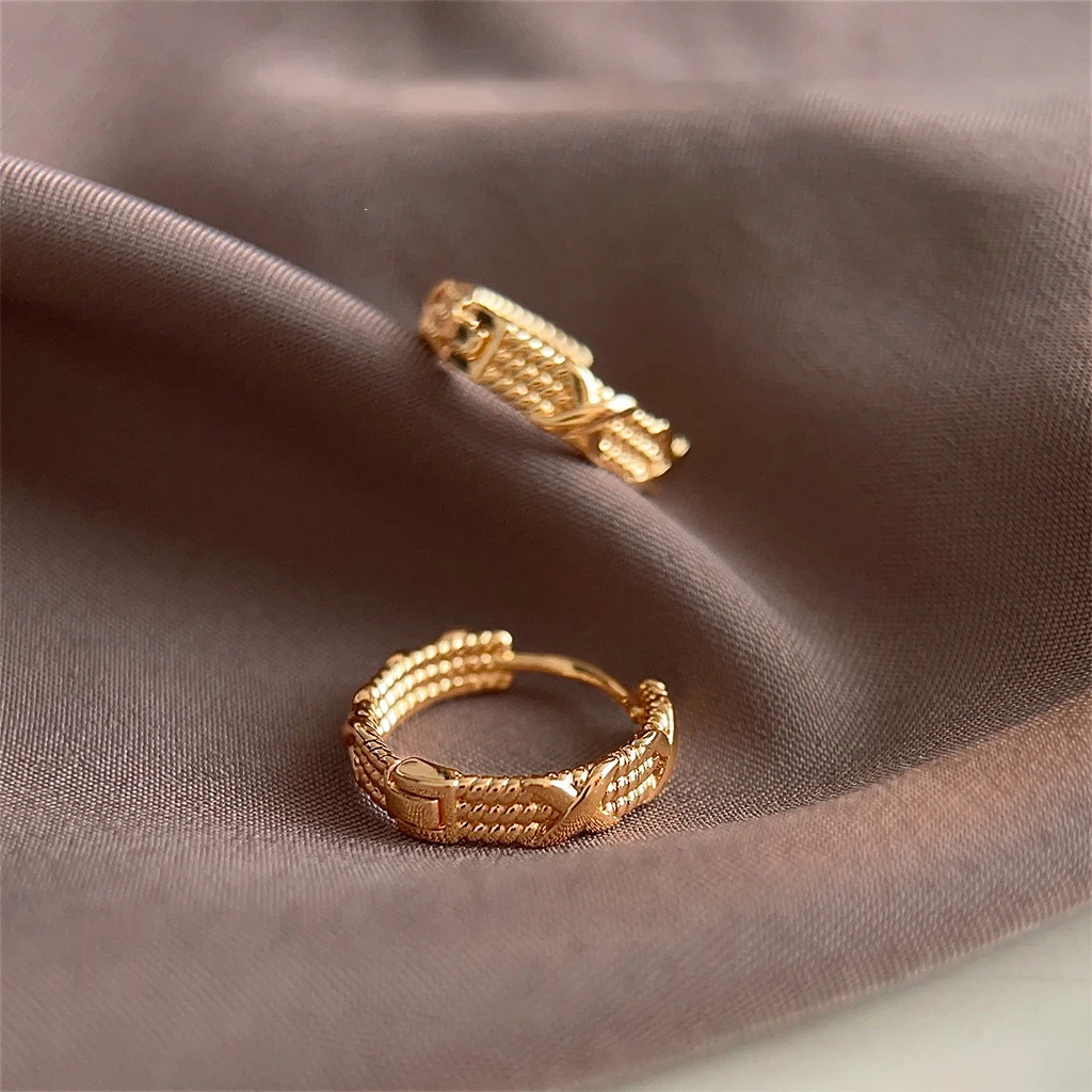 Геометрические круглые серьги-кольца роскошные индивидуальные серьги для