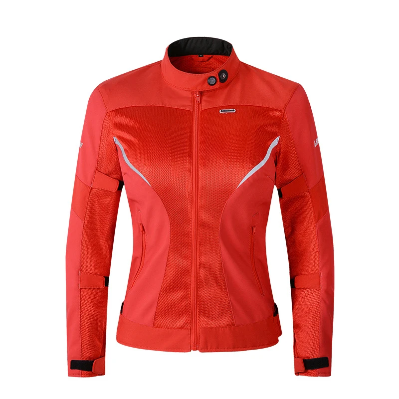 Женская мотоциклетная куртка из сетчатой ткани дышащая амортизирующая