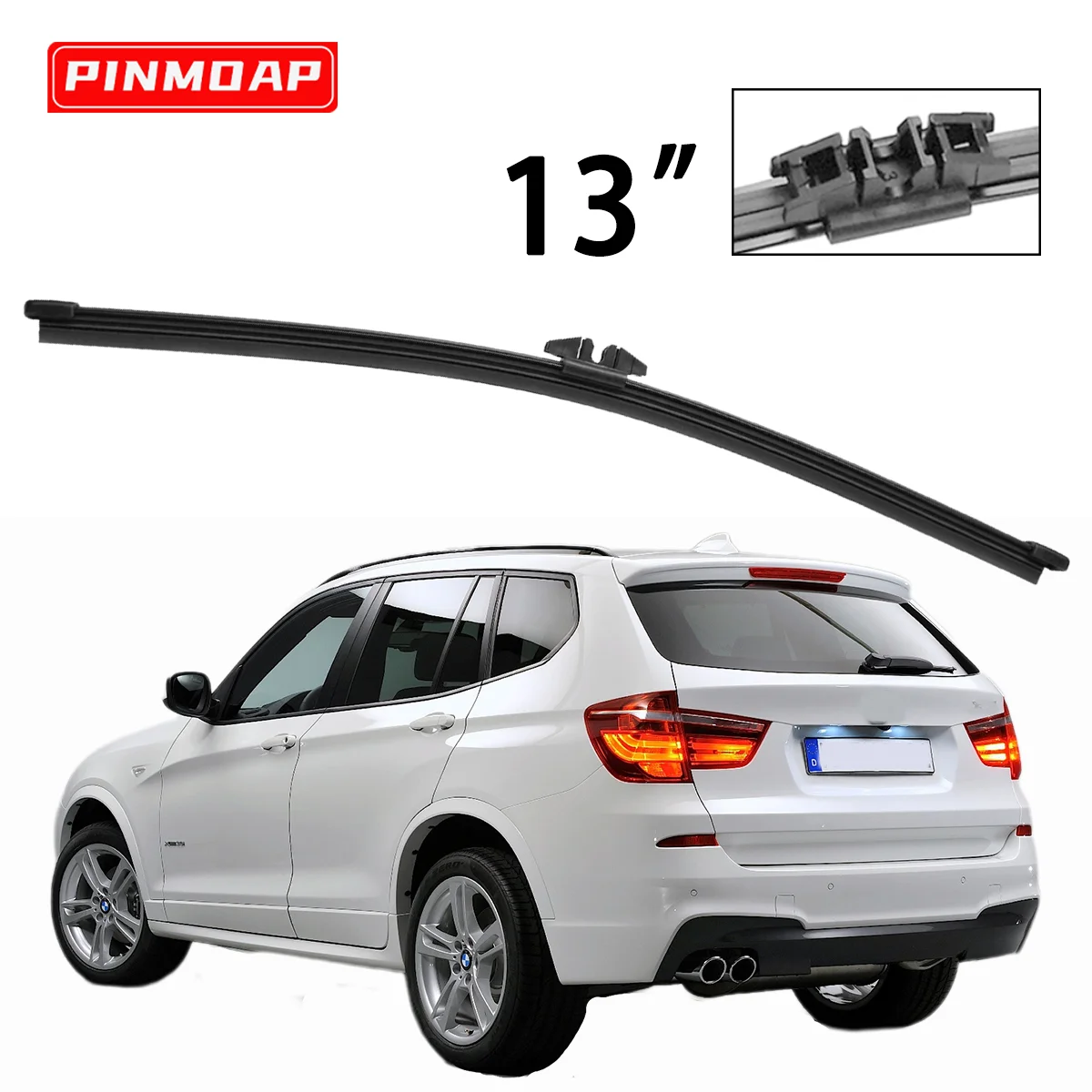 

13-дюймовый Задний Дворник Для BMW X3 F25 2011-2017, Летний Очиститель Лобового Стекла, Резиновые Автомобильные Аксессуары