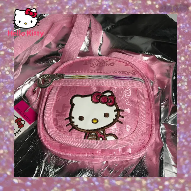 

Hello Kitty Retro Messenger Bag Cute Cartoon Shoulder Bag