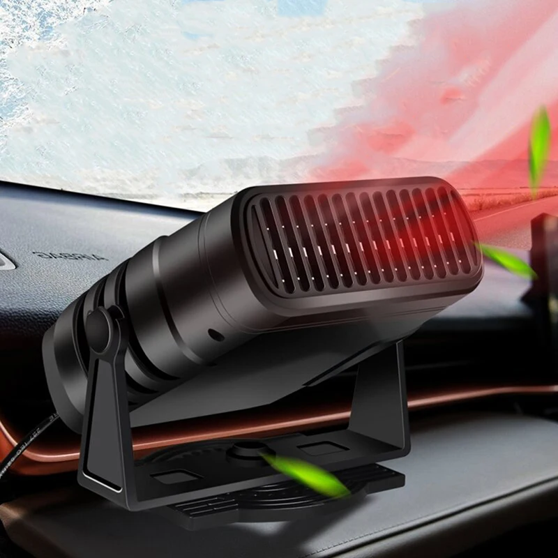 

4 IN 1 Portable Rotatable Car Heater Fan Air Cooler Demister Defroster Heating Fan Windscreen