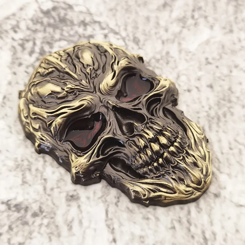 

3D металлические наклейки для автомобиля, череп-призрак, металлическая эмблема, значок, наклейка для автомобиля, золотой, черный череп, скелет, автомобиль, мотоцикл, наклейка, наклейки