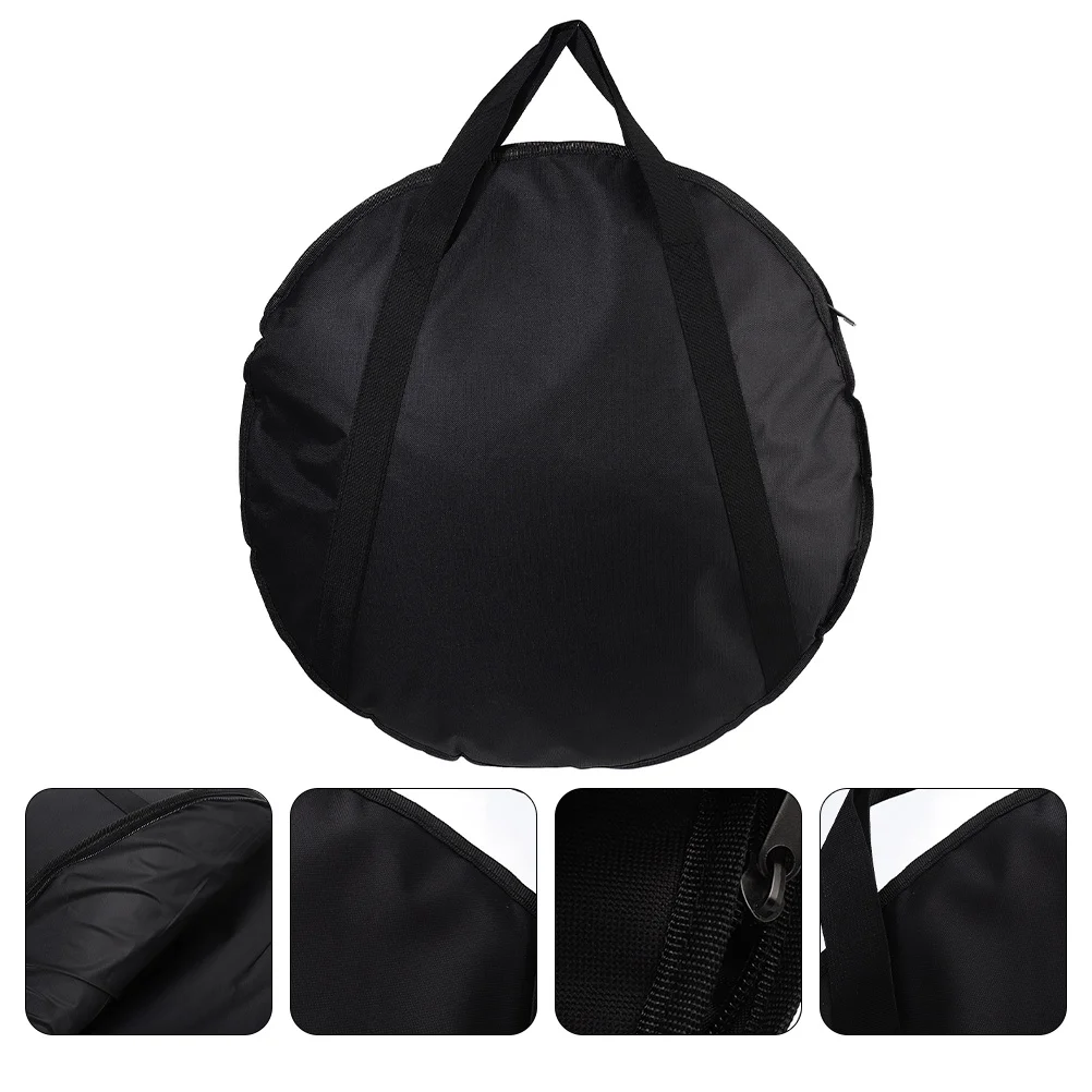 

Cymbal Stand Round Storage Bag Makeup Travel Containers Instrument Carrying Case Drum Darbuka