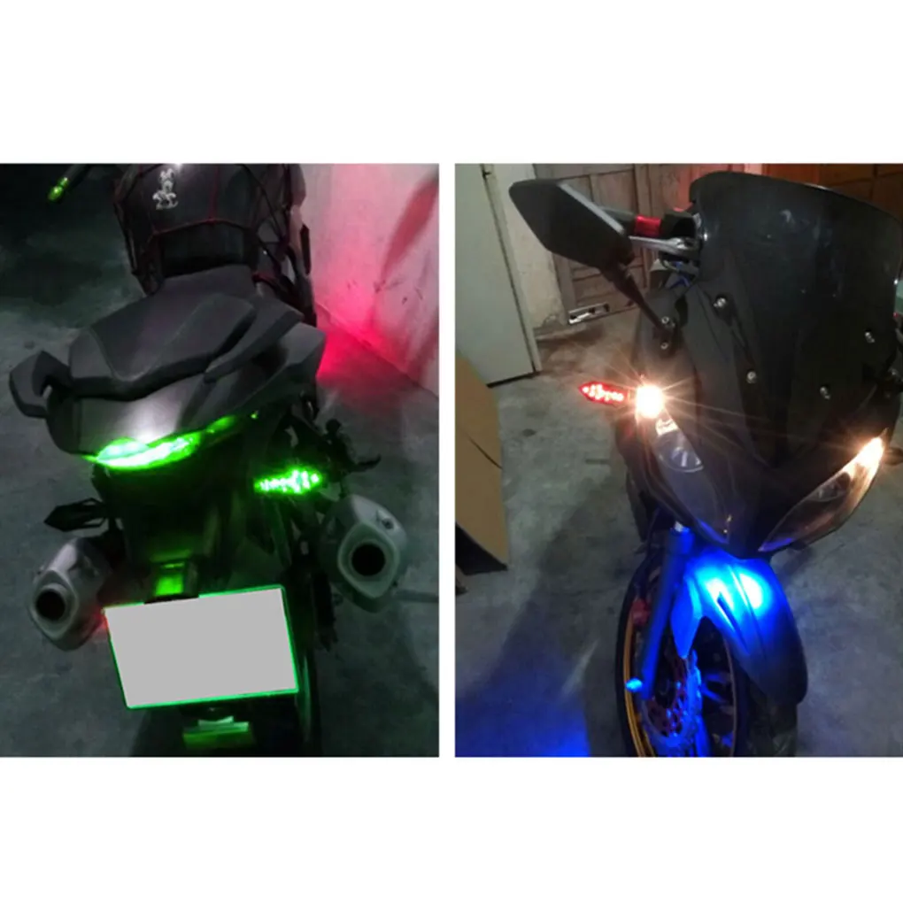 

2Pcs Motorcycle car turn lights LED Turn Signal Arrow Indicator Light