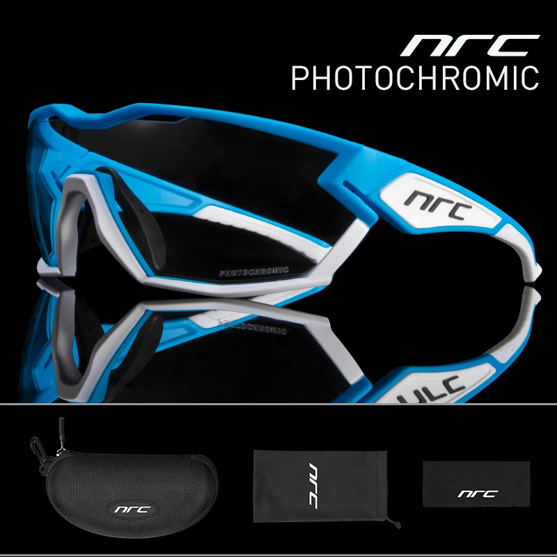 

NRC Photochromic Cycling Glasses MTB Glasses Bike Goggles Bicycle Sport Sunglasses MTB Cycling Eyewear Oculos Ciclismo men UV400