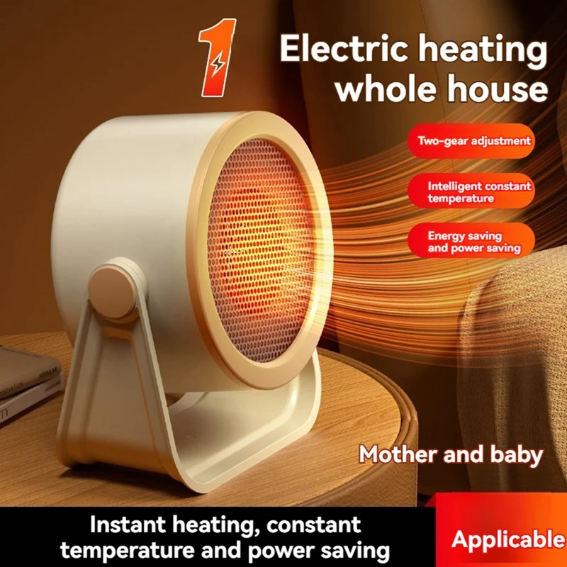500 Вт электрический обогреватель портативный настольный вентилятор теплого