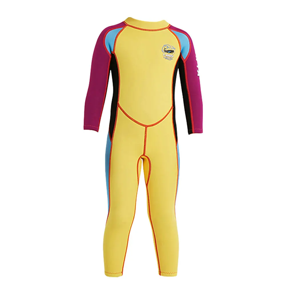 

Girls Wetsuit Neoprenes 2.5mm Diving Suits Children Keep Warm Long Sleeve Swimming Wear Boys UV Protection Swimwear for Kids