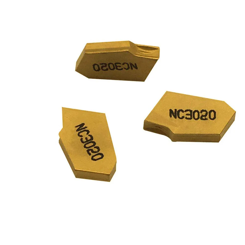 

With Cvd Coating SP200 Blade 10pcs Cut-Off Carbide For SPB26-2 SPB32-2 For Stainless Steel For Steel GTN-2 Gold