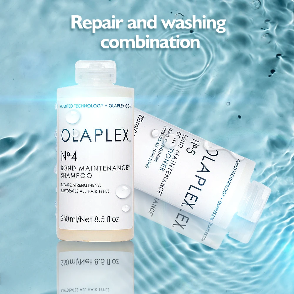 

VIP Olaplex N4 N5 Shampoo Conditioner Set Original Repair Strengthen Noirishes For All Hair Types Professional Hair Care 250ML