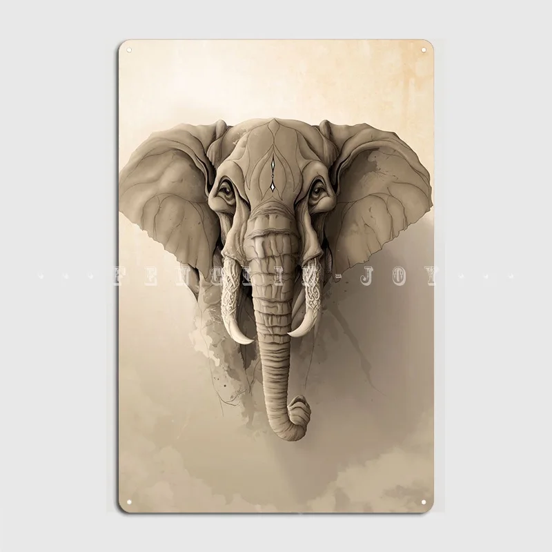 

Wild Animals Serie. Metal Sign Cinema Living Room Club Bar Printing Painting Décor Tin Sign Poster