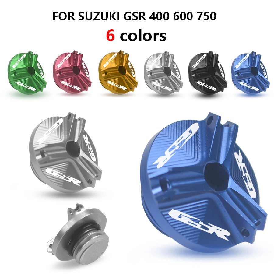 

Oil Filler Cap FOR SUZUKI GSR 400 600 750 GSR400 GSR600 GSR750 Motorcycle Accessories Engine Oil Drain Plug Sump Nut Cup Cover