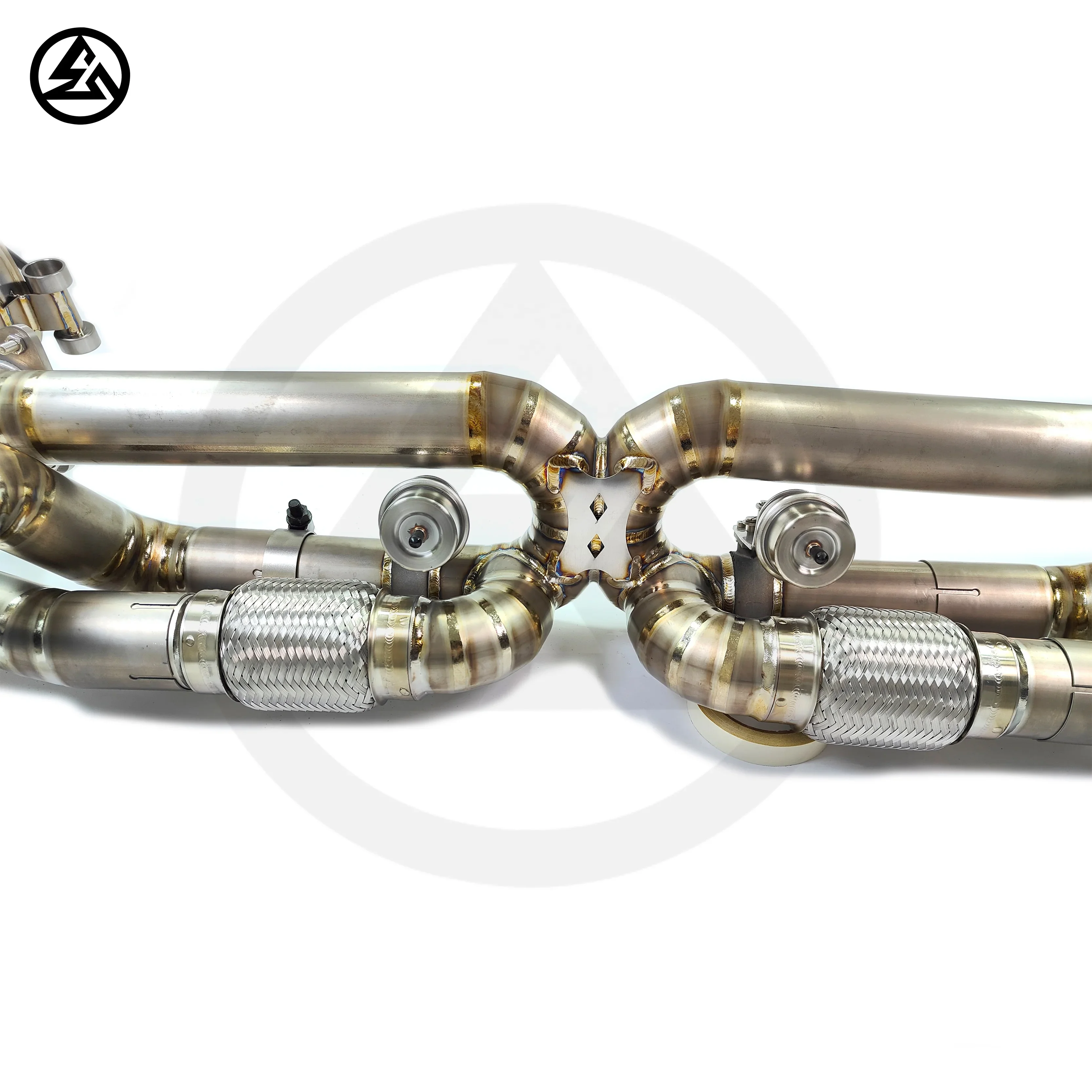 Выхлопная труба завода для 911 991 1 3 4 8 2012-2015 титановая система глушитель