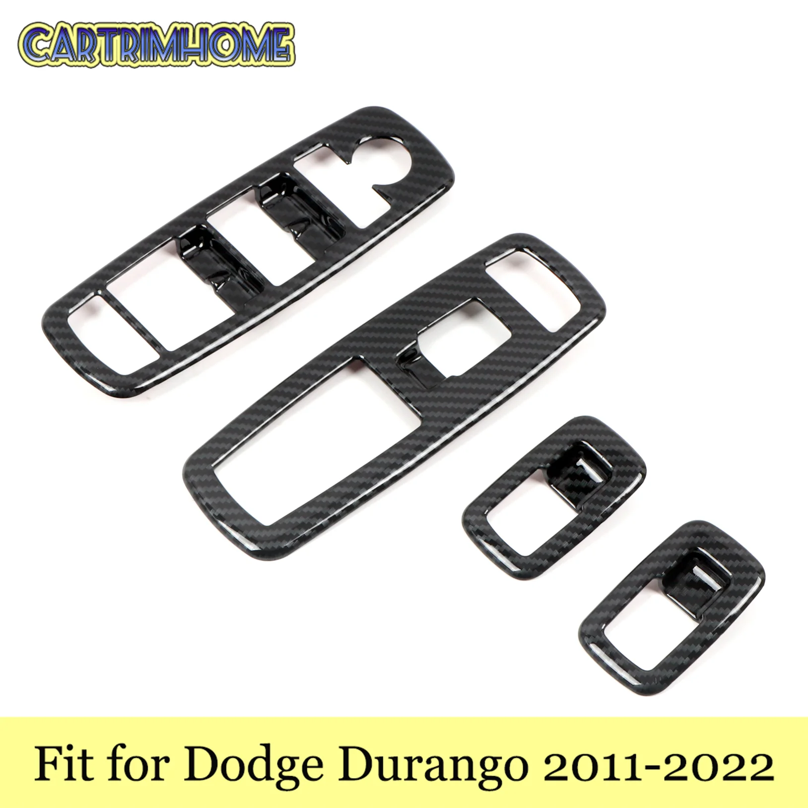 

Автомобильные товары, подходит для Dodge Durango 2011-2022, аксессуары для двери, подлокотника, стеклоподъемника, защитная крышка переключателя, 4 шт., ...