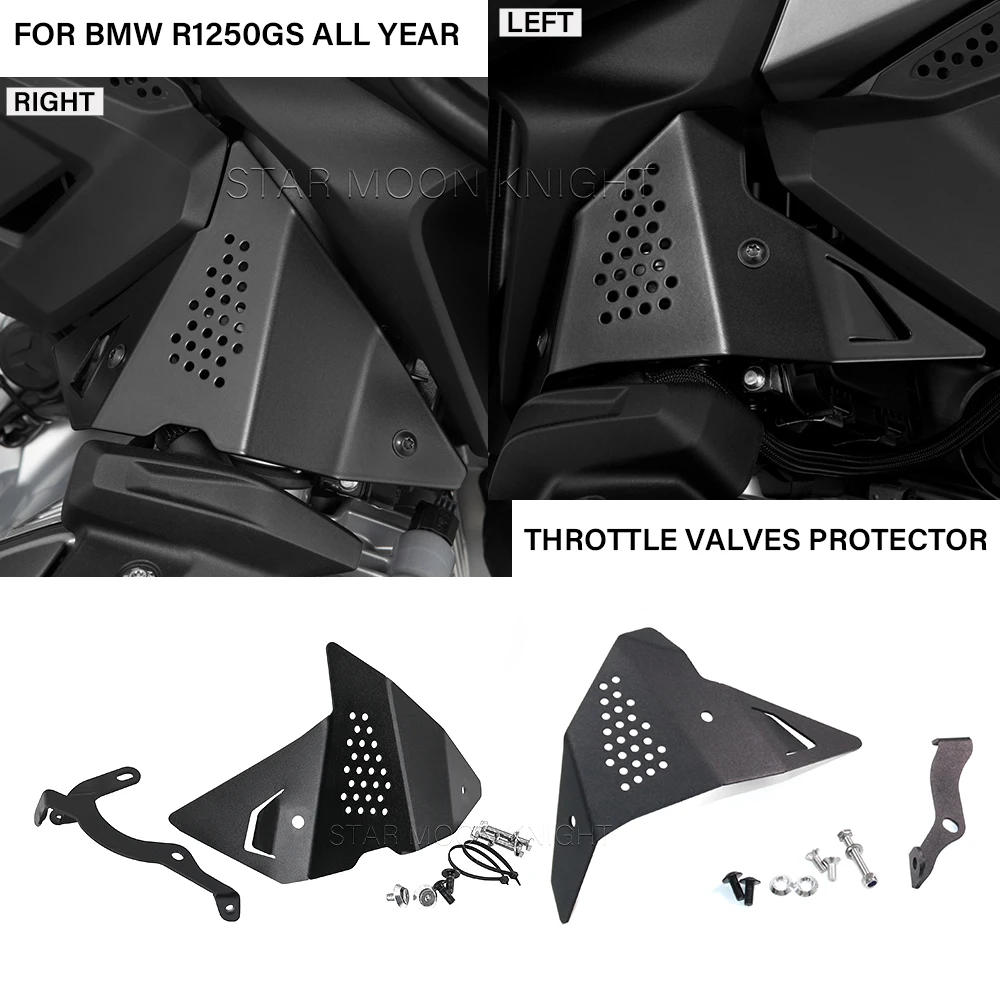 Fuel Injection System Cover For Bmw R1250GS R 1250 GS gs1250 All Year Motorcycle 1 Pair Throttle Body Cover Throttle Valve Guard