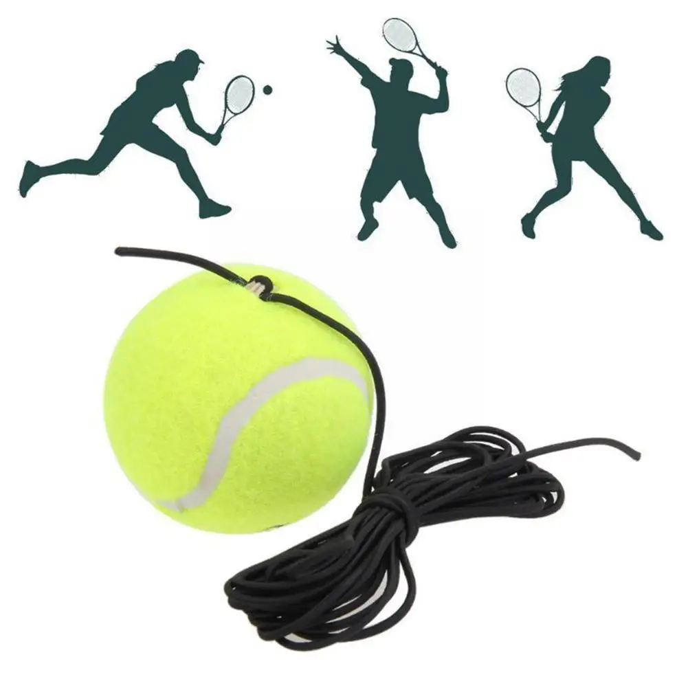 

Professional Tennis Training Ball With Elastic Rope With Ball Rebound Tennis Practice Train Portable String Balls D9k0