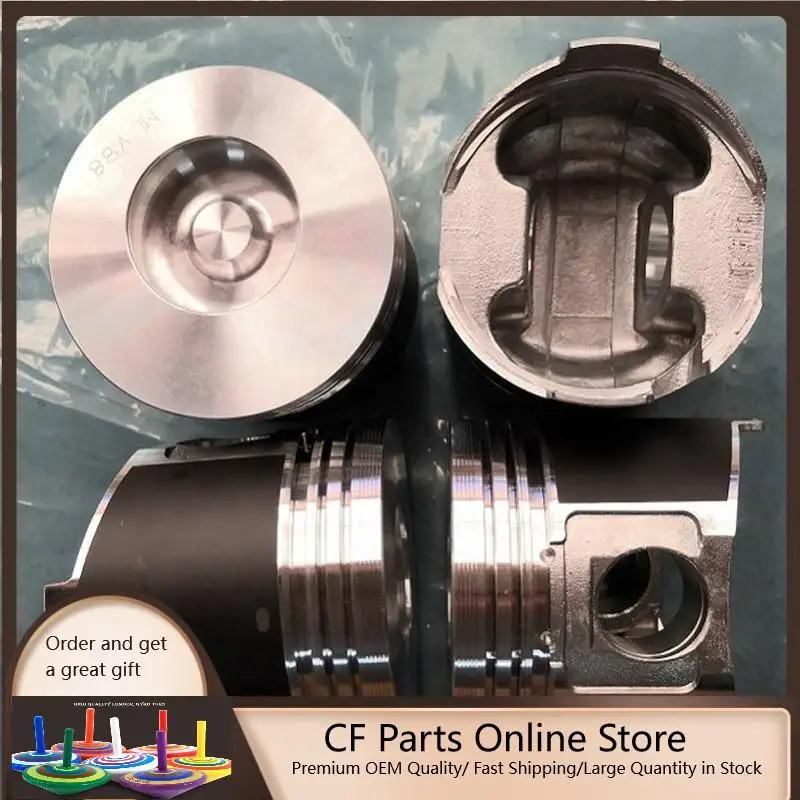 

4 Sets STD Piston &Ring for Yanmar 4TNV88 4D88E-6 Komatsu Engine 129005-22080