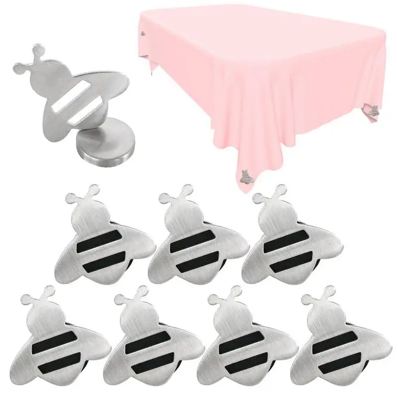 

8pcs Bee Fridge Magnets Cartoon Mini Magnet Refrigerator Series Set Curtain Weight For Blackboard Tablecloth Book Holder Shower