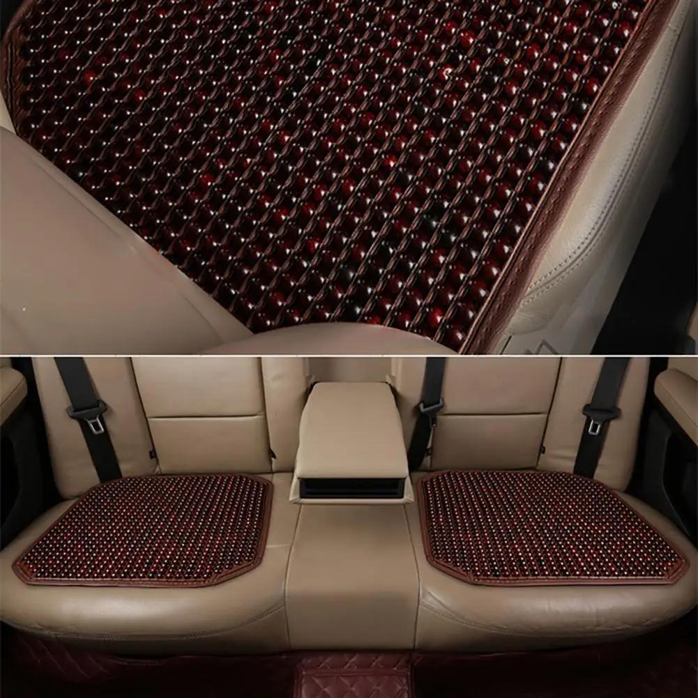 

Car Seat Protector Great Car Wooden Bead Cushion Anti-corrosive Massage Seat Mat