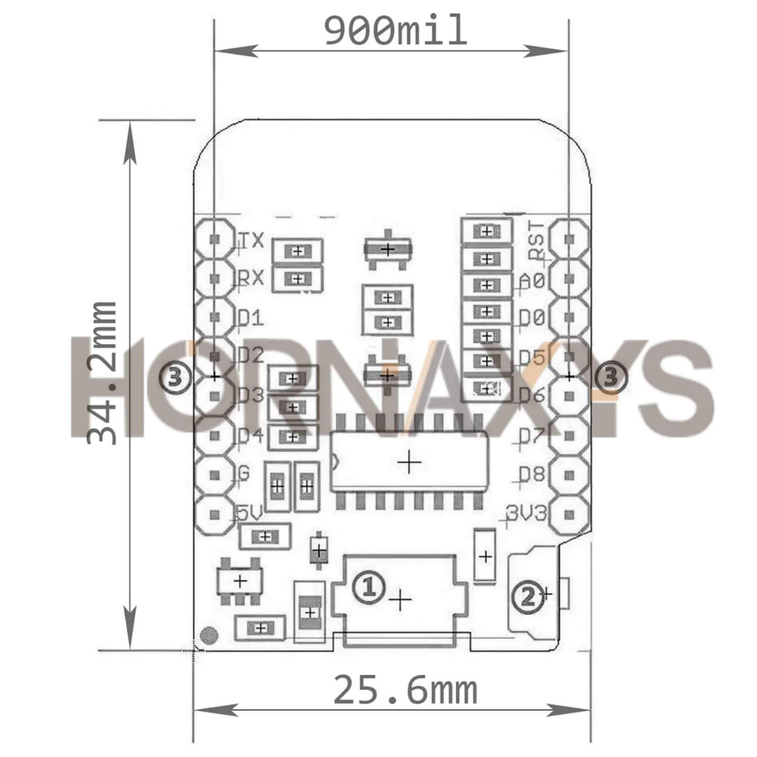 Модуль WiFi D1 Mini TYPE-C/Micro USB ESP8266 ESP-12F CH340G V2 модуль мини плата разработки 3 В с