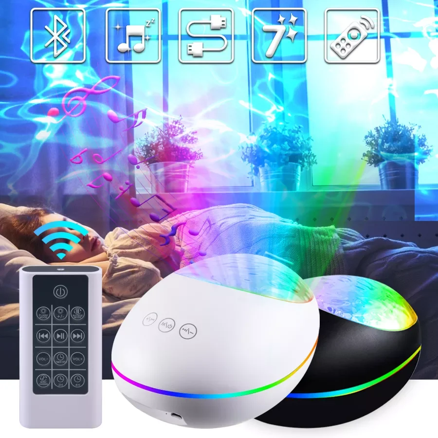 

Проектор, светильник туманности, детский ночсветильник, лампа для сна, океанская волна, настенное украшение для спальни, прикроватная лампа...