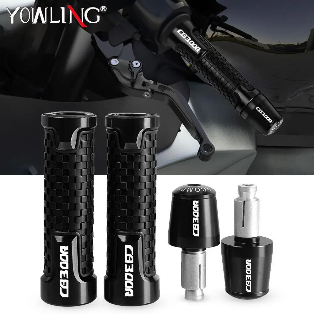 

CNC Handlebar Rubber Hand Grips Brake Hands FOR HONDA CB300R 2014 2015 2016 2017 2018 2019 2020 2021 2022 Handle bar Grip Ends