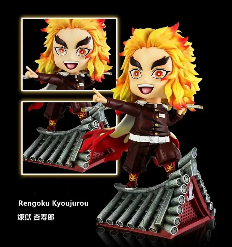 

NEW 17CM Demon Slayer Rengoku Kyoujurou Hashibira Inosuke Collectible Figure Model Doll Toy Figurals Brinquedos anime