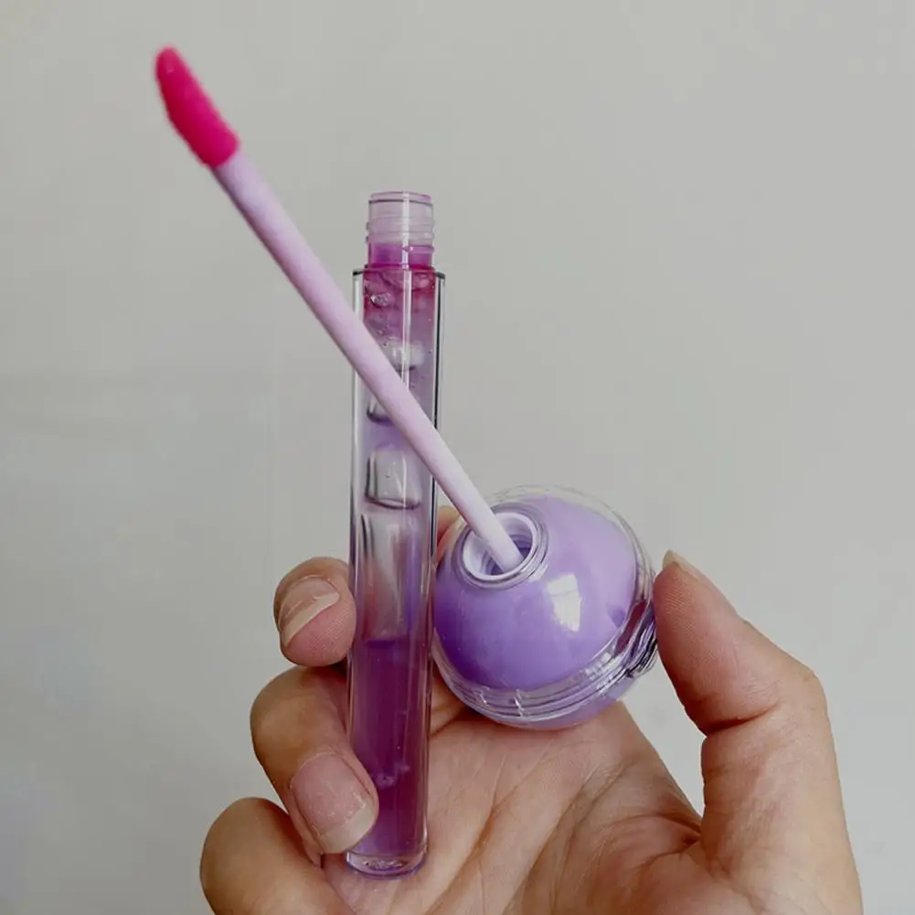 

Cute Lollipop Lip Balm Lip Gloss 2 In 1 Moisturizer Change Gloss Long Color Lasting Waterproof Lip Cosmetics Lip Candy Lips