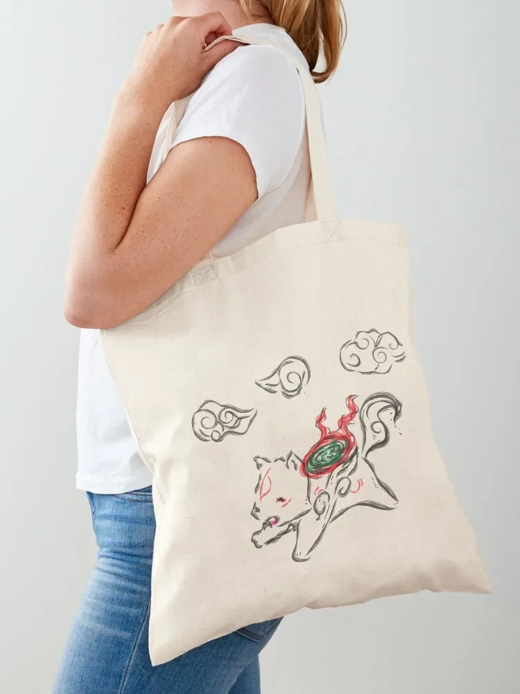Okami Den Tote Bag Сумки ручная сумка женская парусиновая большая