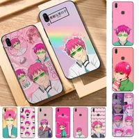 japan anime the disastrous life of saiki k phone case for vivo y91c y11 17 19 17 67 81 oppo a9 2020 realme c3