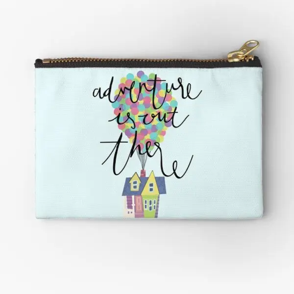 

Adventure Is Out There Zipper Pouches Key Money Pocket Bag Men Underwear Packaging Panties Wallet Storage Socks Pure Cosmetic