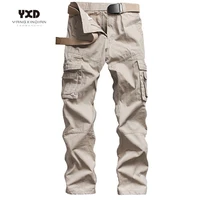 men clothing mens pocket tactical cargo pants mens large straight trousers cotton outdoor overalls man army casual loose pants