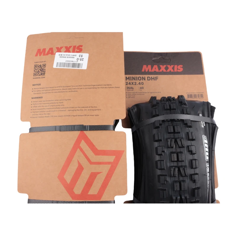 Фото MAXXIS MINION DHR II/DHF детские внедорожные бескамерные шины для горного велосипеда Downhill XC 20 дюймов 24-дюймовые шины для горного велосипеда №3