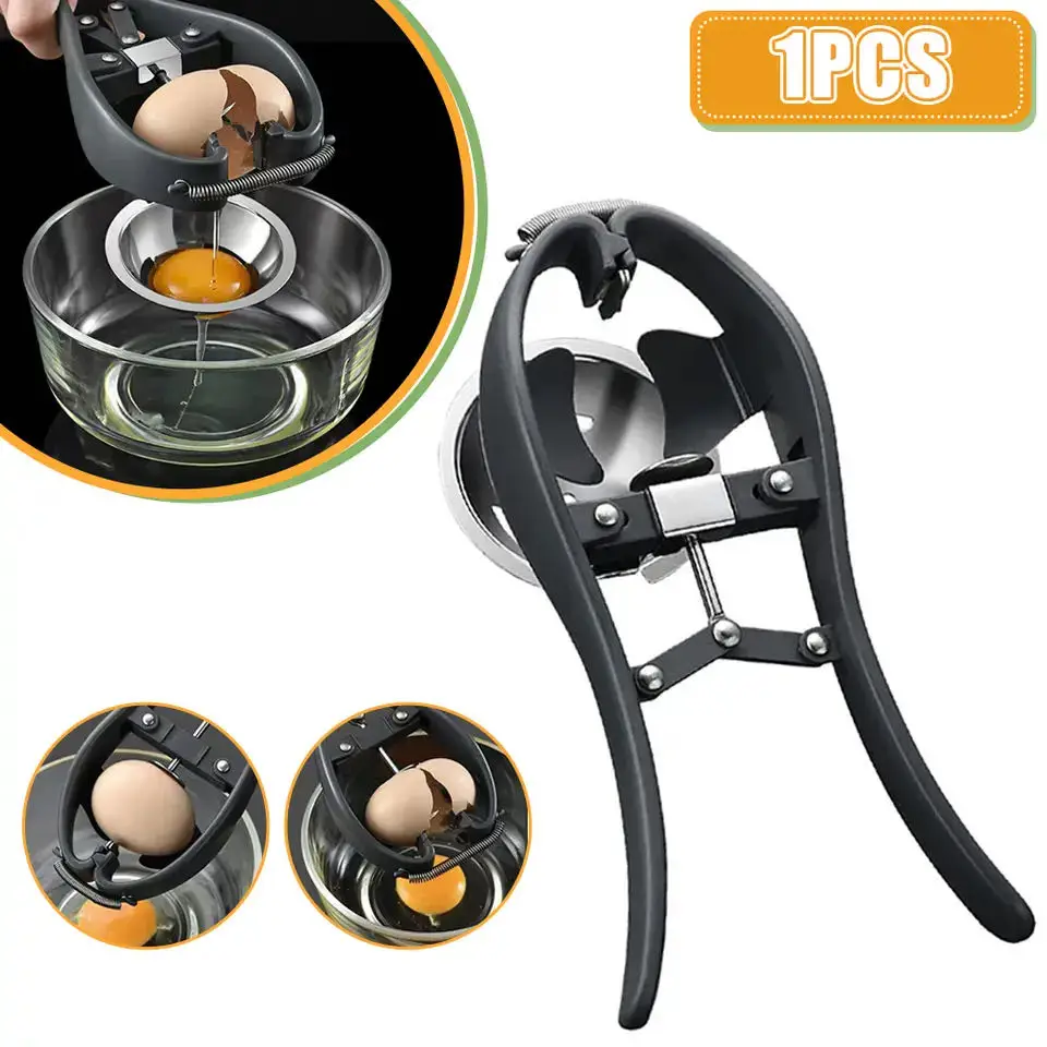 

Egg Opener Manual Stainless Steel Multifunction With to Bake Egg Yolk White Cracker Kitchen Home Gadgets/Tool /Novel Accessories