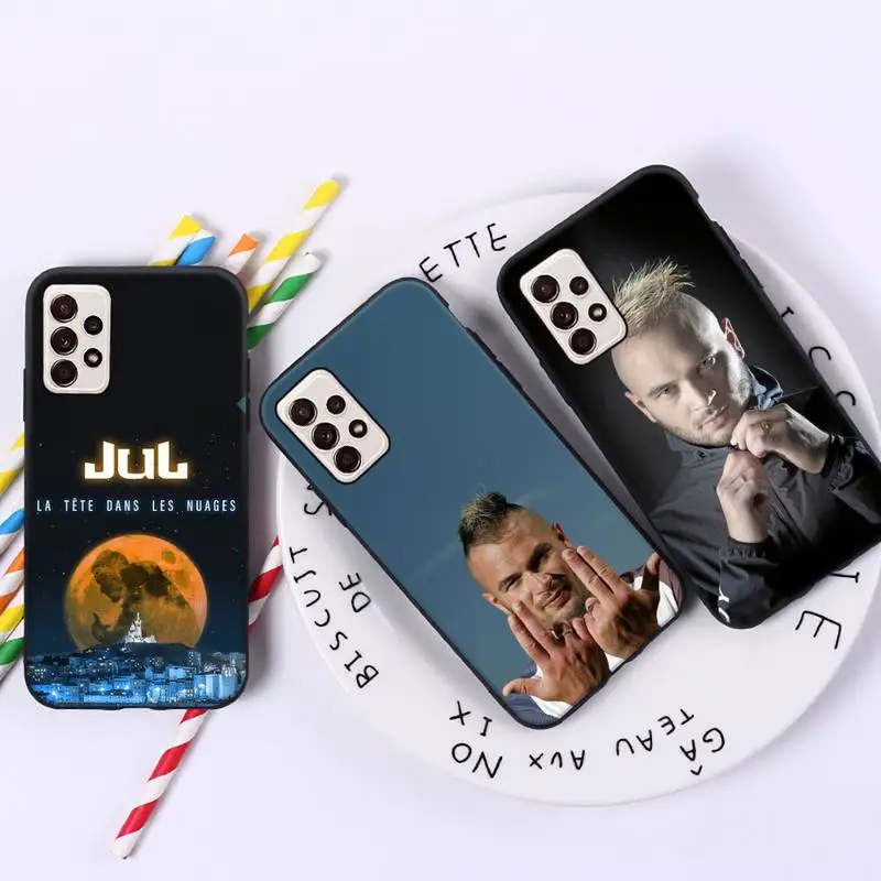 

French singer JuL Rapper Phone Case For Samsung galaxy A S note 10 12 20 32 40 50 51 52 70 71 72 21 fe s ultra plus