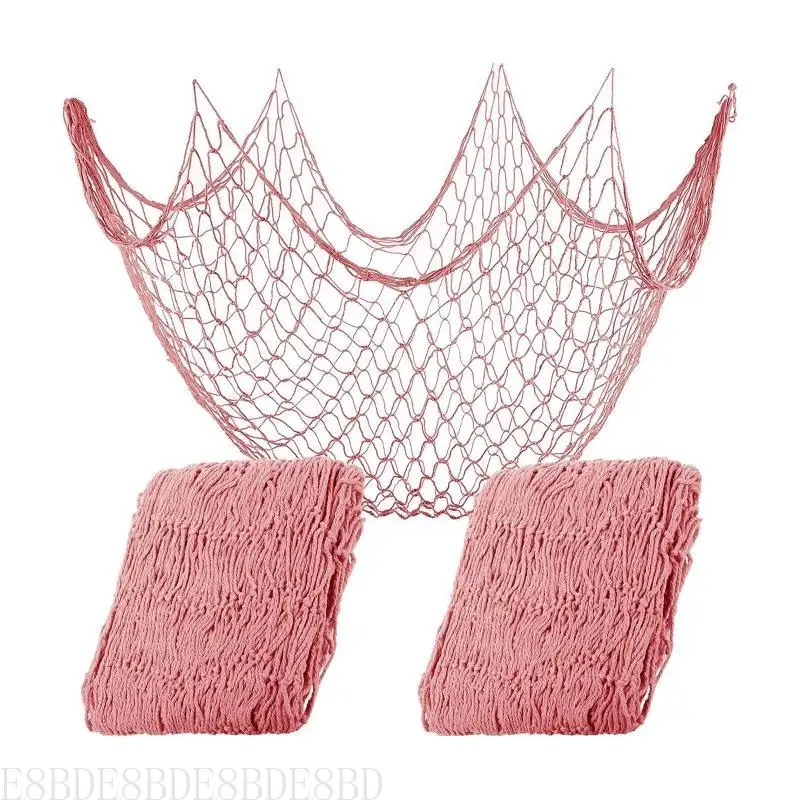 

Декоративная хлопковая рыболовная сеть, 2 штуки