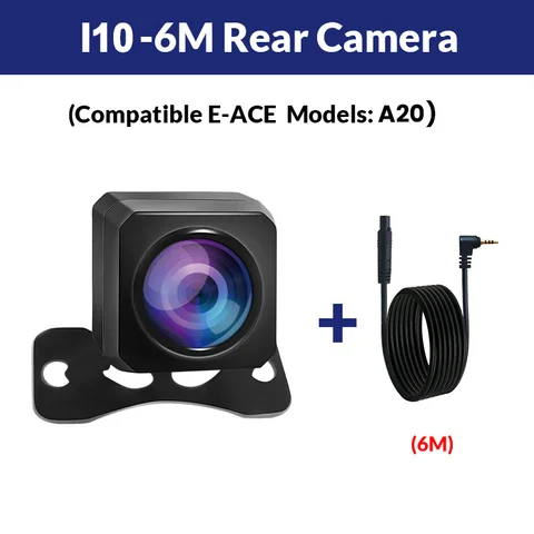 E-ACE заднего вида Камара Водонепроницаемый обратный Камера Ночное видение Автоматическое реверсирование парковка Камера 2,5 мм Jack сзади Камера s для d06