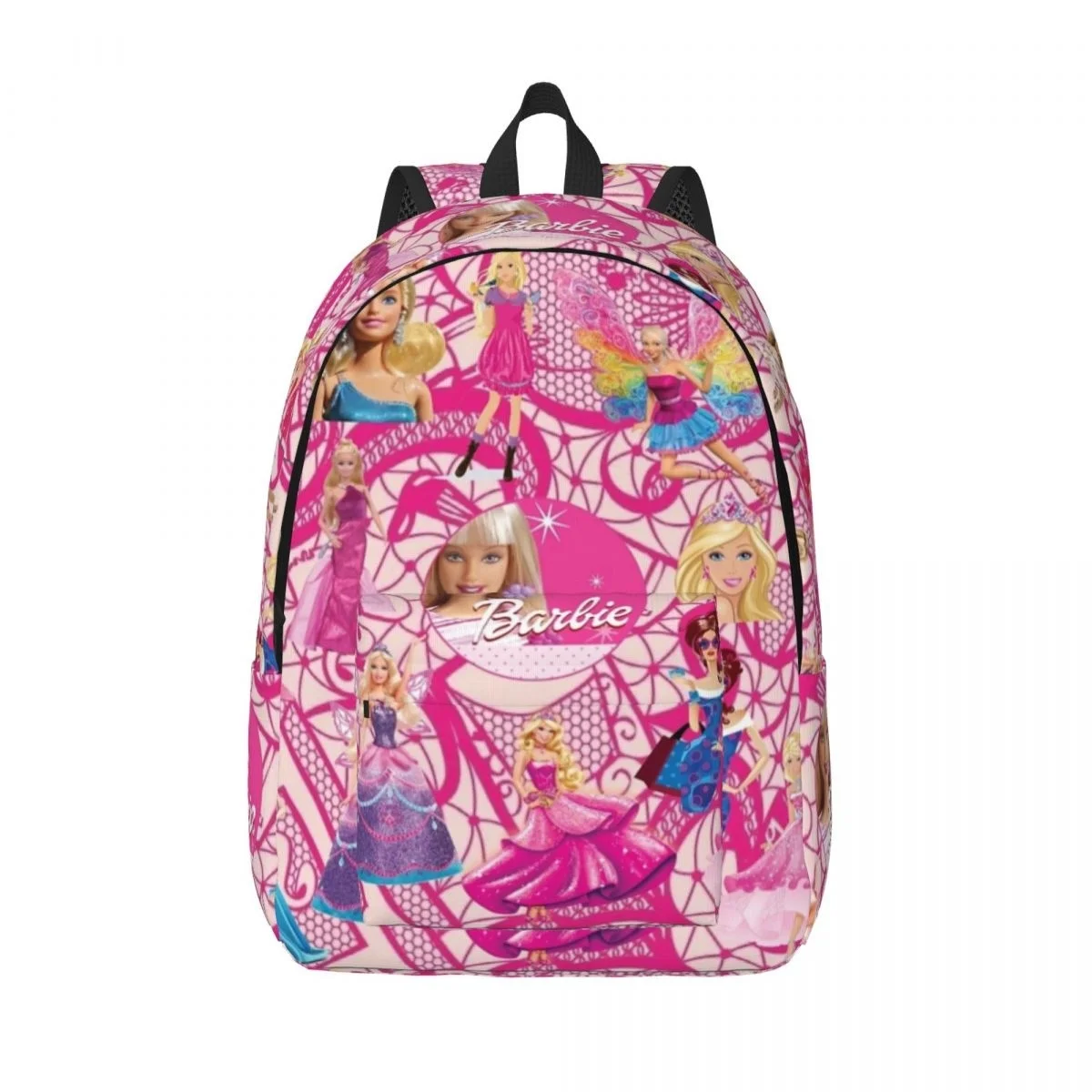 

Barbie Collage for Teens Student School Book Bags Daypack Middle High College Outdoor