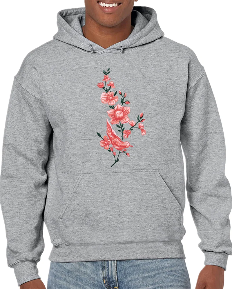 

MCQ Fashionable Cotton All-match Long-sleeved Sweater Casual Flower Printed Hoodies & Sweatshirts
