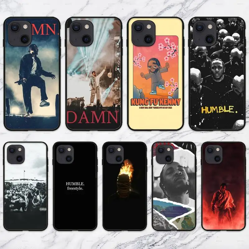 

RUICHI Kendrick Lamar Humble Phone Case For iPhone 11 12 Mini 13 14 Pro XS Max X 8 7 6s Plus SE XR Shell