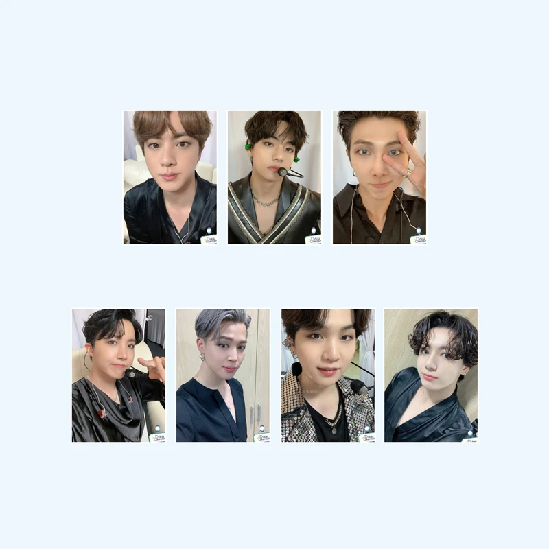 

Wholesale Kpop Idol Sefile Bangtan Boys Festa 2021 8th ANNIVERSARY Adhesive Sticker Wallpaper Poster HD Photo Fans Collection