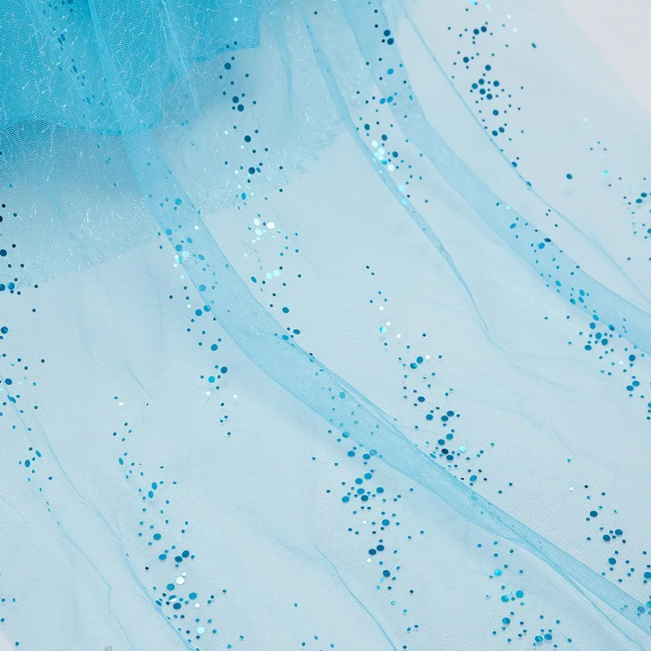 Женское платье принцессы детское для косплея Эльзы летний костюм маленьких