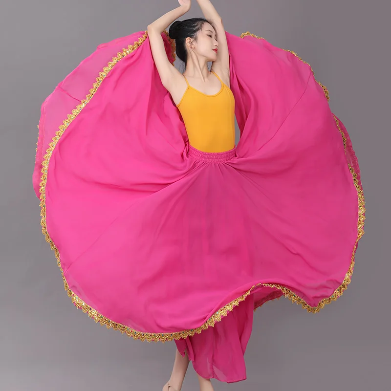 Юбка-макси шифоновая свободного покроя длина 80-100 см