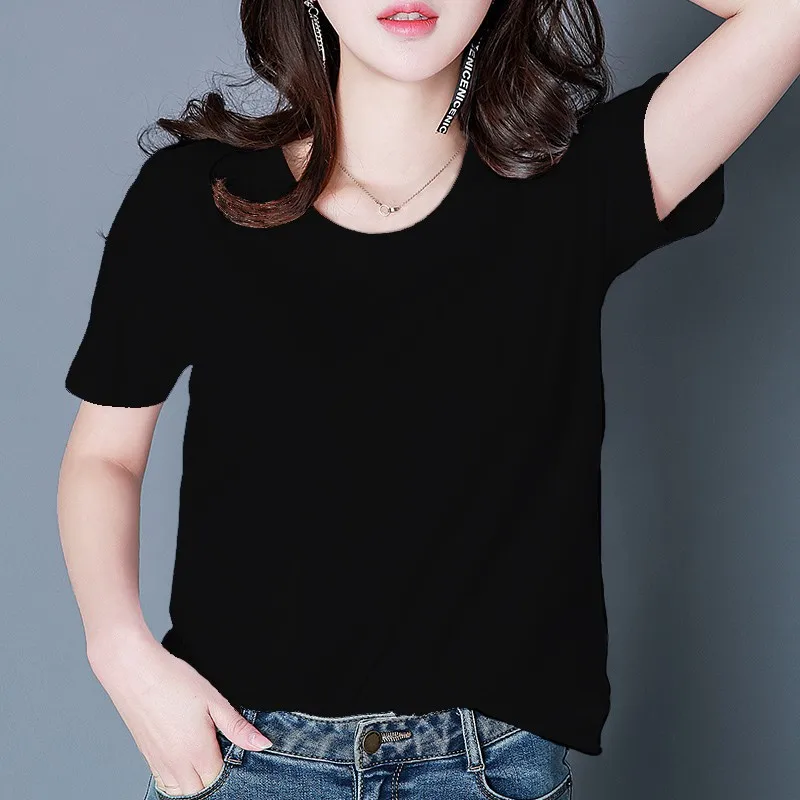 

2020 summer new thin loose short hooded short sleeve T-shirt women's top Spring/Autumn