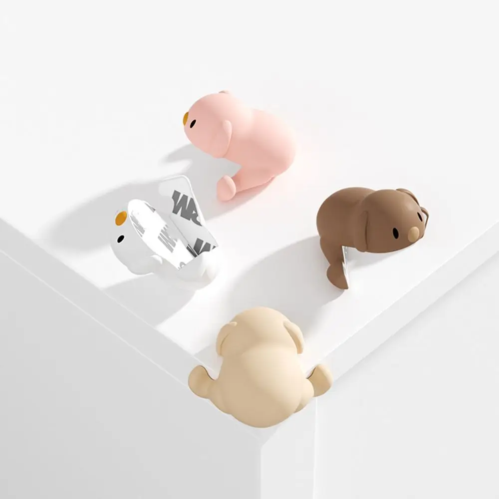 

Kids Silicone Baby Safe Puppy Shape Colourful Anticollision Guards Corner Protector Guard Edge Table Corner Cushion