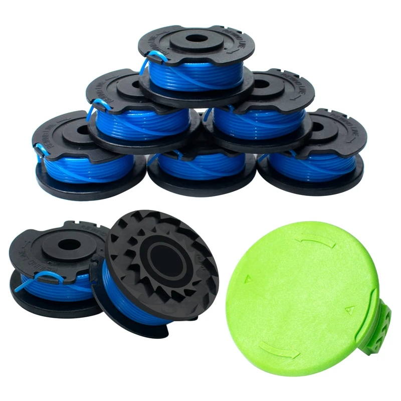 

Hot SV-29092 String Trimmer Replacement Spool 29252 For Greenworks 24V 40V 80V Weed Eater Cordless Trimmer (8 Spools, 1 Caps)