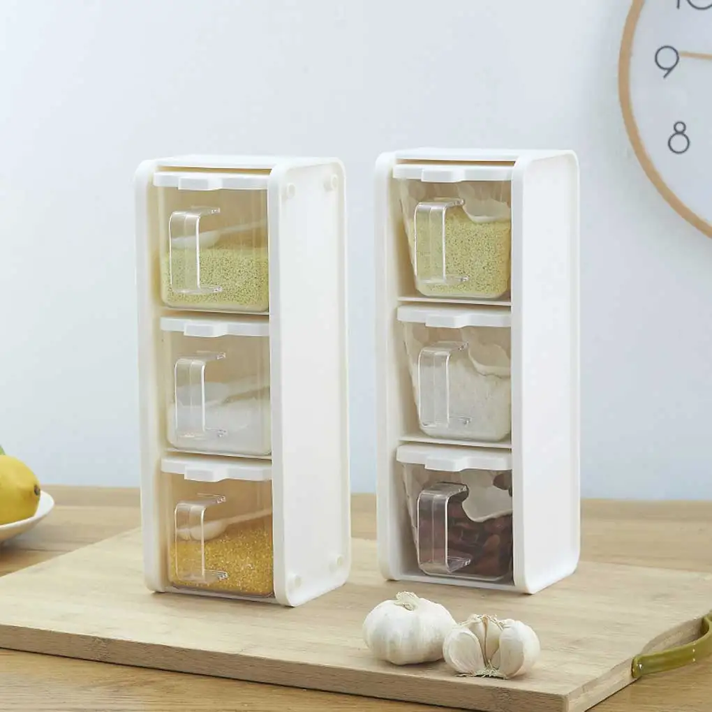 

Spice Jar Seasoning Bottle with Lid Condiment Container Box