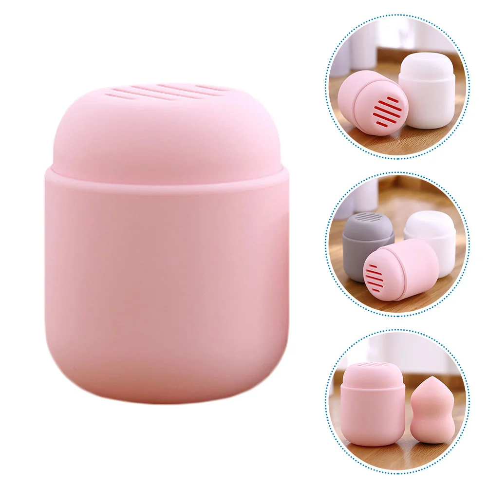 

Makeup Blender Holder Powder Puff Storage Box Suitcase Protector Cover Sponge Egg Rack