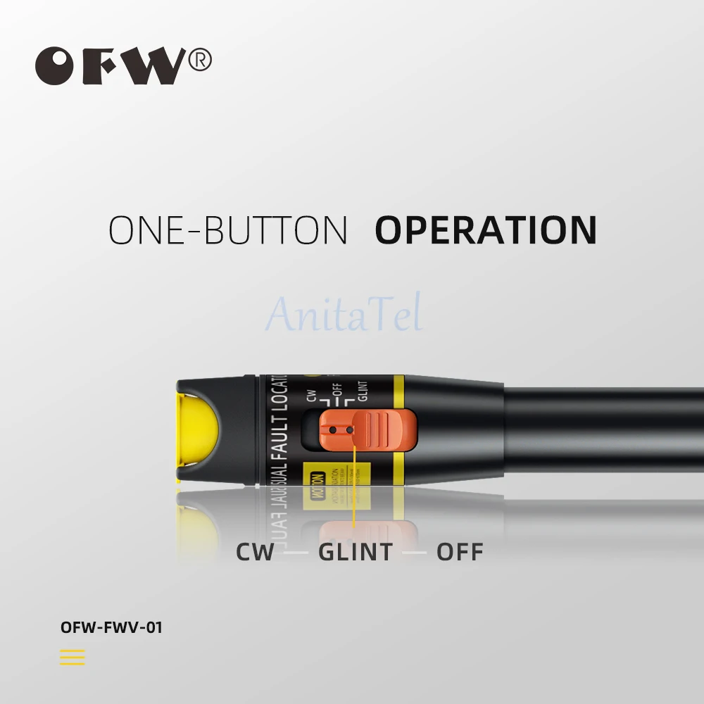 4 шт. 10 МВт/10 км визуальный локатор неисправностей тестер оптоволоконного кабеля