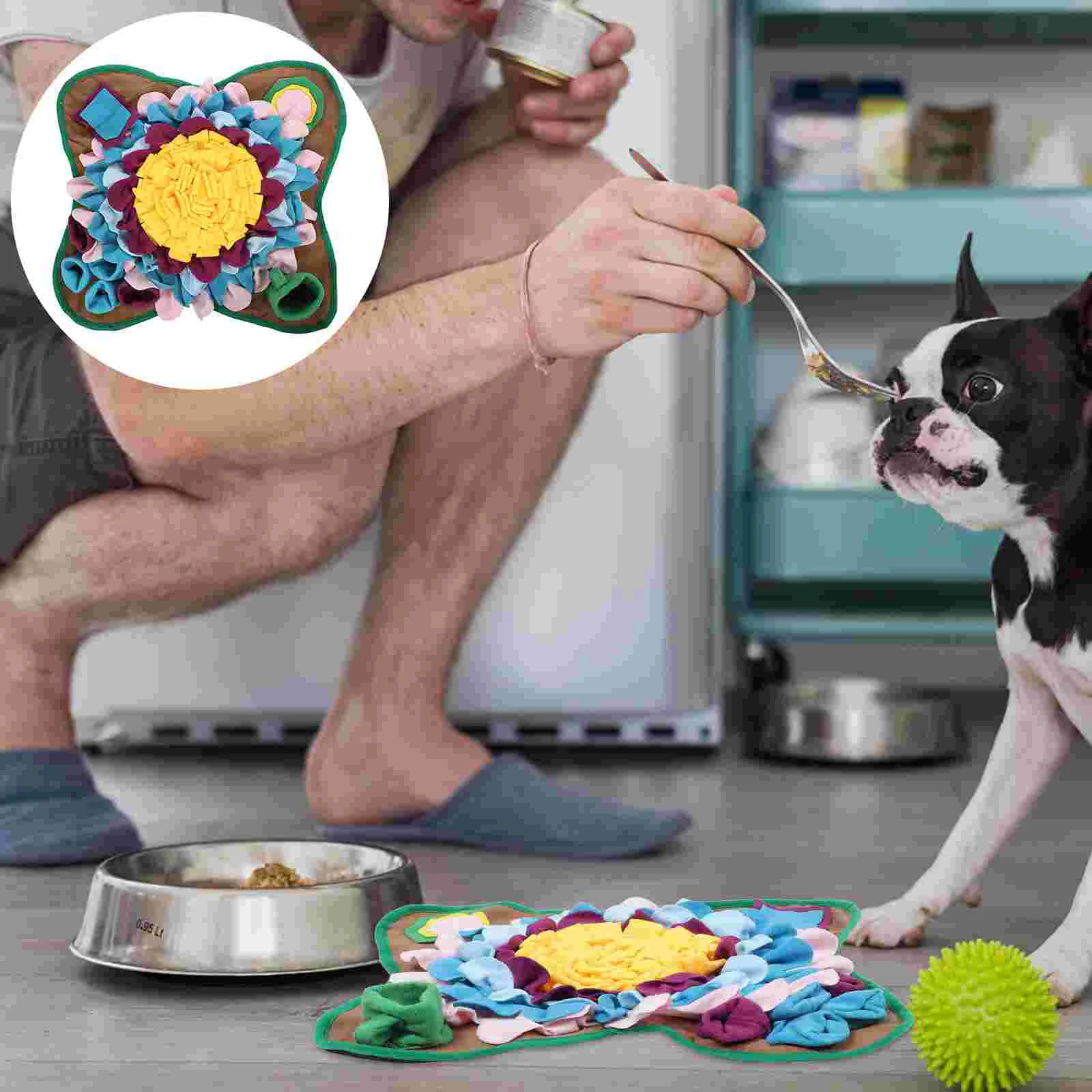 

Mat Snuffle Pet Dogdogs Slow Feederlarge Games Cat Toys Puzzle Sniff Eating Anti Choke Smell