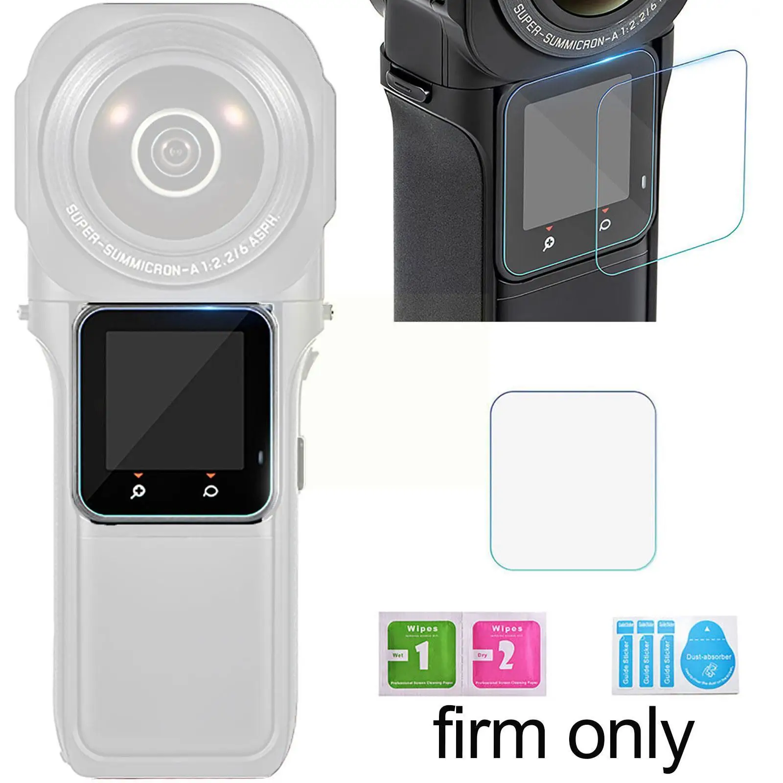 

2 шт., защитная пленка для экрана Insta360 ONE RS